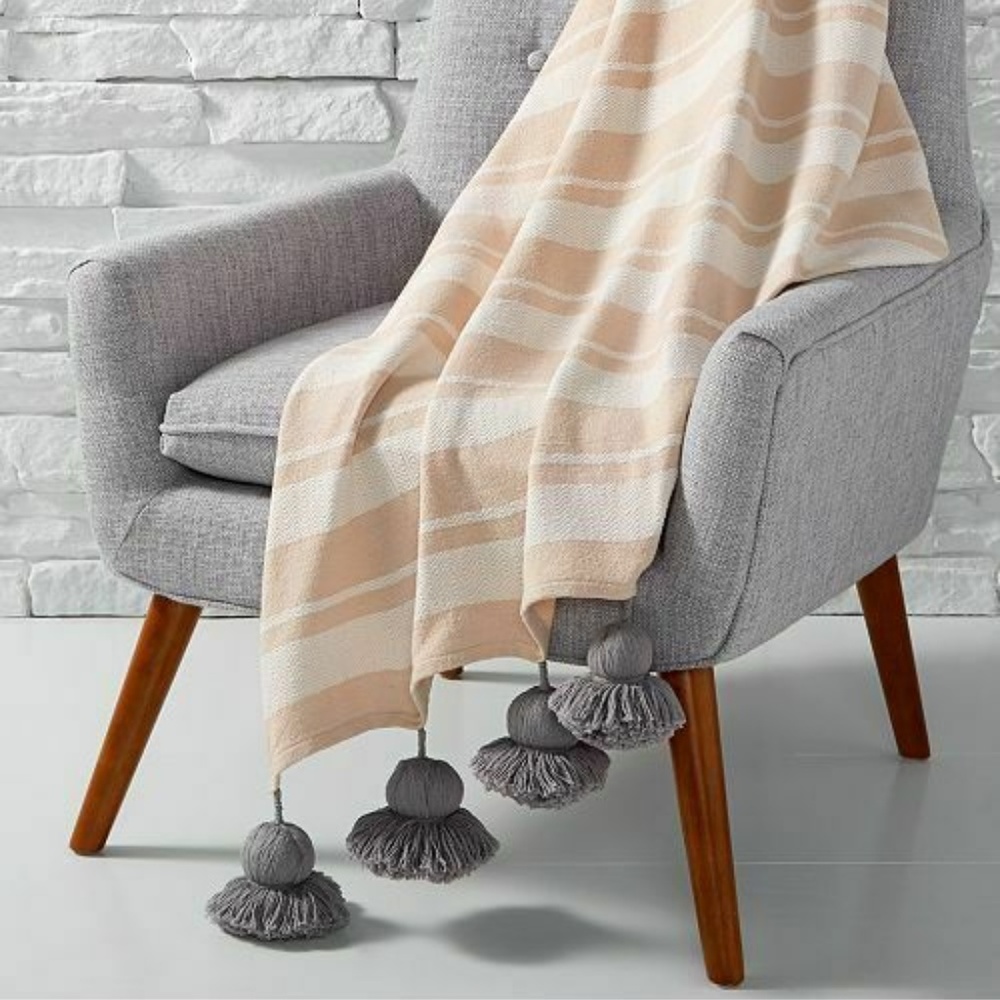 Whim by Martha Stewart Tassel Throw